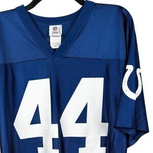 Vintage Jersey Indianapolis Colts 44 Dallas Clark NFL Team Apparel polyester M